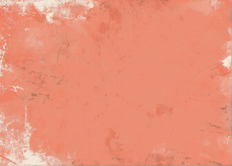 Fototapeta premium A textured coral-colored background with subtle brush strokes and a weathered appearance, perfect for creative projects.
