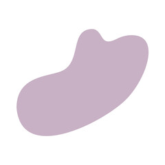 Abstract lavender blob shape icon