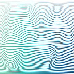 Seamless Geometric Tech Design Patterns with Abstract Gradient Blue and Green Wave Backgrounds and Contemporary Vector Illustrations.