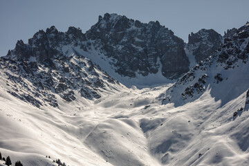 ski resort in the alps © KAIRZHAN