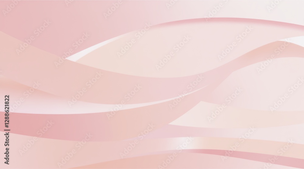 Poster A pink background with a wave pattern