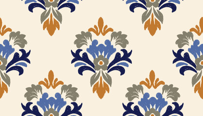 geometric ethnic vintage texture vector art design. textile fashion pattern line ikat seamless pattern and batik fabric texture asian background wallpaper geometry indian. Ethnic abstract ikat art .
