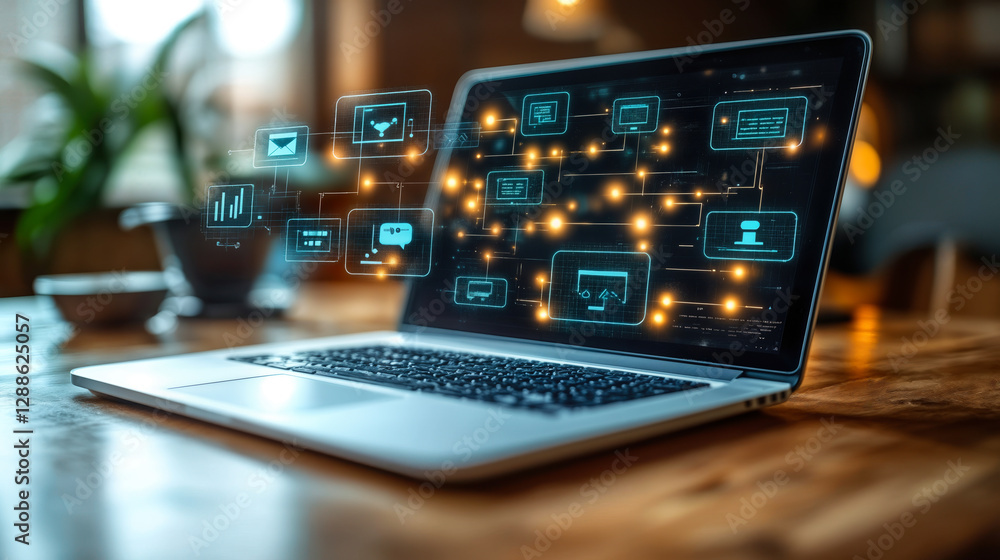 Poster ai chatbot integration in customer service enhances speed and efficiency while reducing dependence o