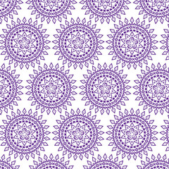 Cool teal floral mandala pattern with symmetry