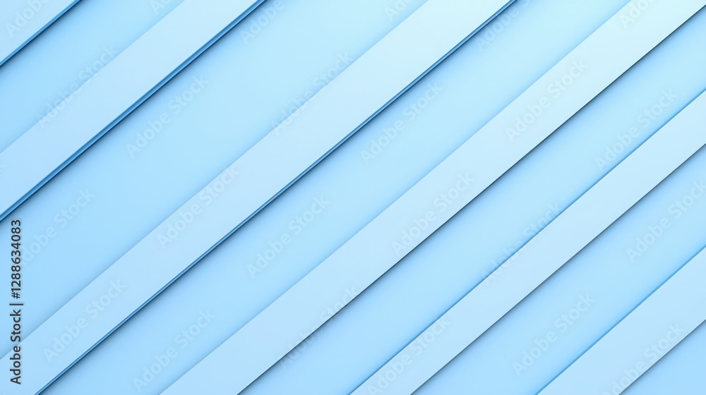 Poster a serene blue background with diagonal stripes, creating a modern and calming visual effect.