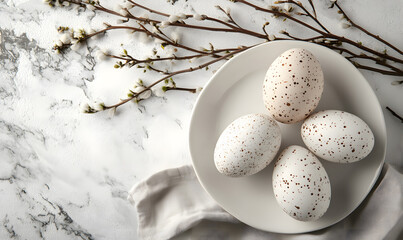 Easter egg tray, decorations, Easter, eggs, posters, advertisements, backgrounds, wallpaper, festive, holiday, warm, commercial, educational, colorful