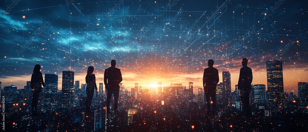 Poster the evolution of business communication through technology networking