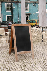 Blank Chalkboard Sign