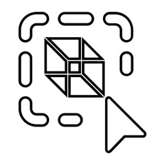 3d design, 3d modeling, computer graphics icon