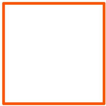 SQUARE, red square frame basic shape