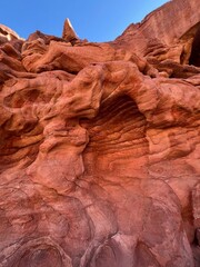 Natural stones in the Canyon in the Egyptian Park