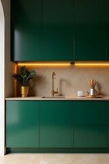 interior of modern kitchen