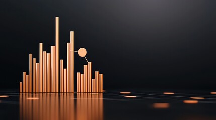 Obraz premium Investment Strategy A financial planner using to highlight data points on a glowing futuristic investment chart