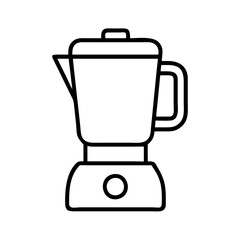 blender icon, blender line art - simple line art of blender, perfect for blender logos and icons