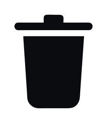 Icon user interface trash bin design