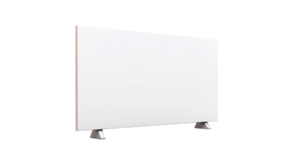 Blank whiteboard, a clean slate for brainstorming, education, and business strategies