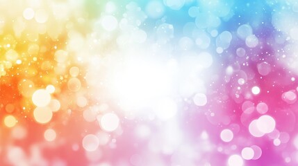 Colorful abstract bokeh background, vibrant hues, soft lighting, great for website banners or social media posts