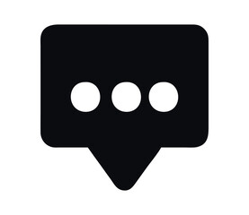 Icon user interface chat bubble