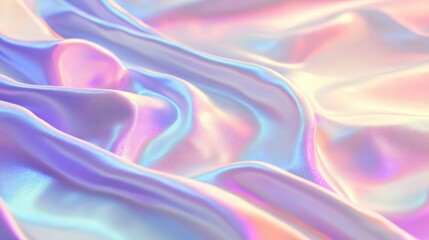 Fototapeta premium Smooth color transition in soft pastel shades with an iridescent glow, creating a dreamy abstract effect