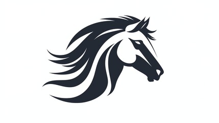 horse head vector illustration