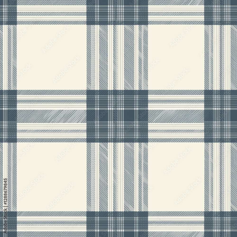 Aufkleber seamless glen plaid fabric patterns in wool glen urquhart check and prince of wales design for elega