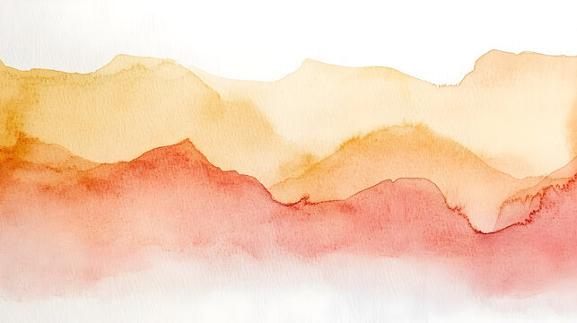 and terracotta watercolor texture with rough organic edges for a rustic artistic look 