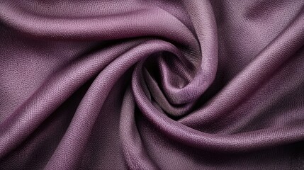 Fototapeta premium Textured purple fabric in a swirled pattern, showcasing its rich color and sheen.