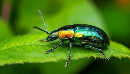 Here’s a detailed prompt for an image of a beetle:

