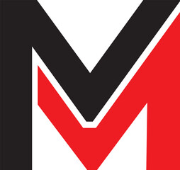 M logo letter design on luxury background. MM logo monogram initials letter concept. M icon logo design. MM elegant and Professional letter icon design on black background. M MM