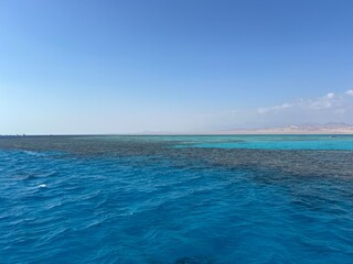 Egyptian mountains The shores of Egypt's resorts are washed by two seas. From the north of the country there is the Mediterranean Sea, but the western cities are under the rule and surrounded by the c