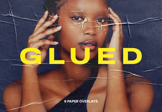 Glued Poster Paper Overlays