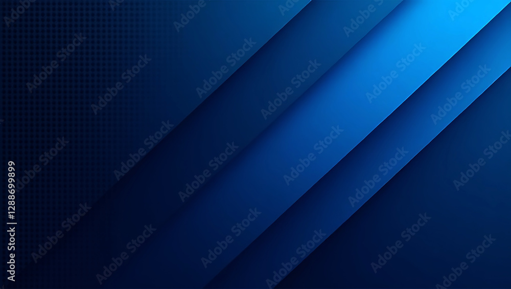 Poster abstract blue background with white dot pattern and gradient texture - technology-inspired light and