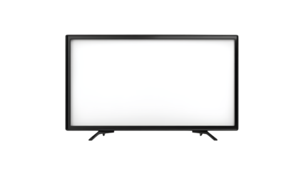 Blank tv screen, a versatile display for media, presentations, and modern home entertainment
