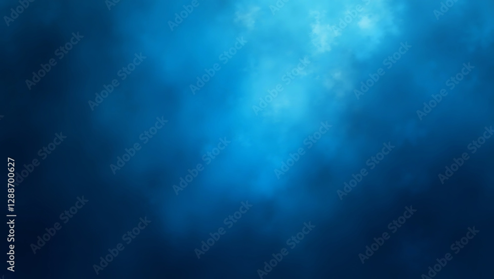 Poster abstract blue background with white dot pattern and gradient texture - technology-inspired light and