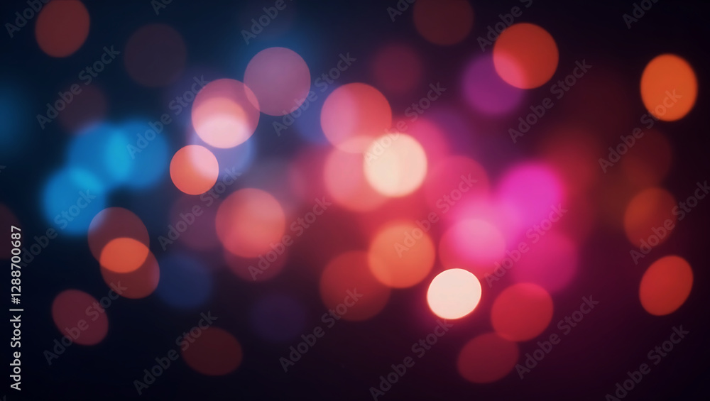 Poster abstract blue background with white dot pattern and gradient texture - technology-inspired light and