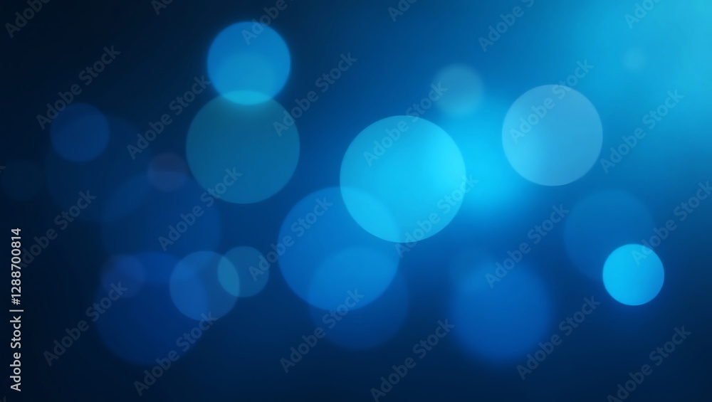 Poster abstract blue background with white dot pattern and gradient texture - technology-inspired light and