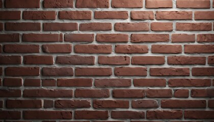 Fototapeta premium Rustic Brown Brick Wall Texture Background with Textured Surface