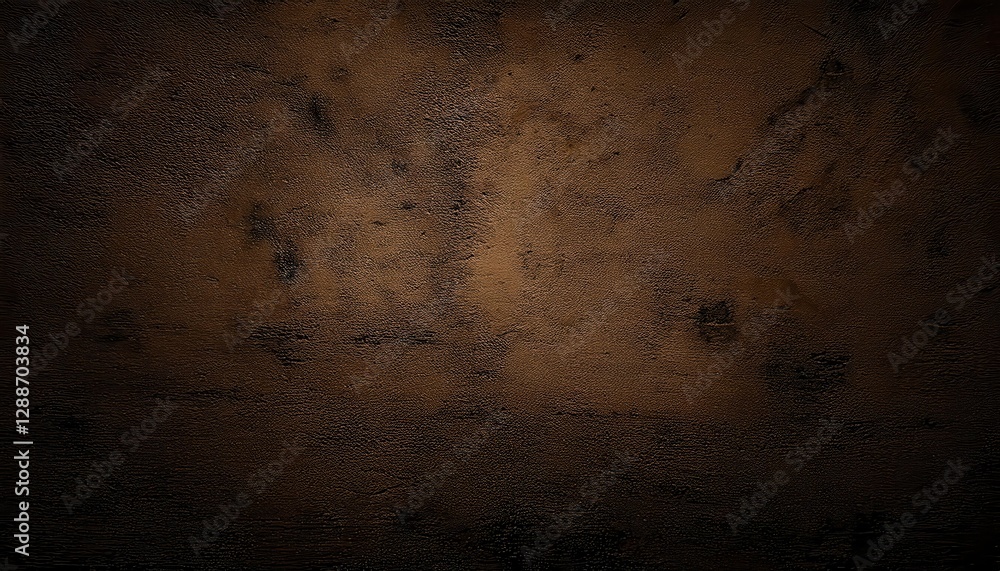 Poster textured dark brown wall with subtle patterns, ideal for background, graphic design, and abstract pr