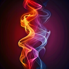 Obraz premium Colorful Smoke Abstract Background