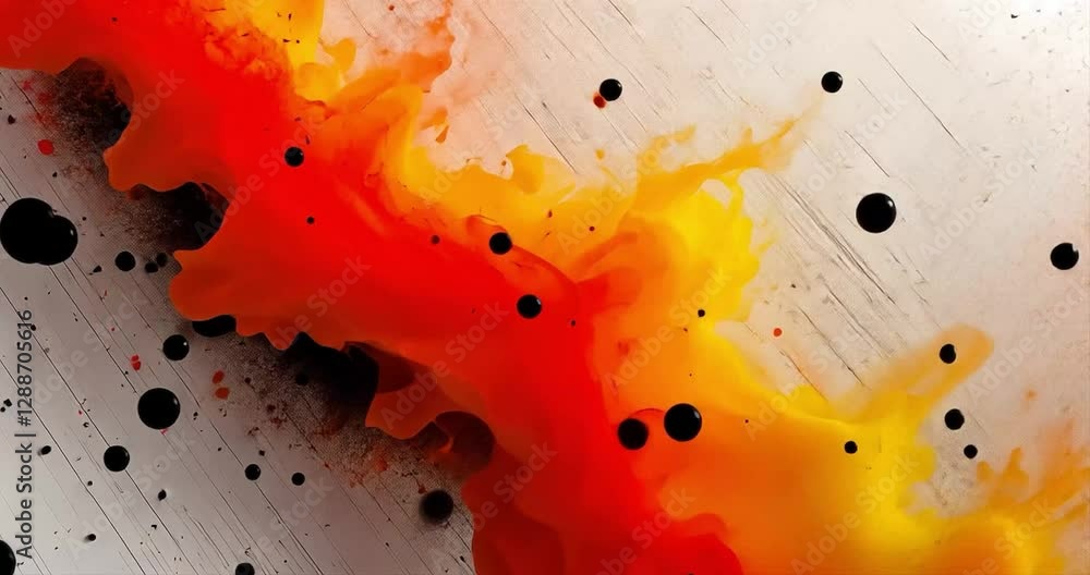 Aufkleber abstract ink splatter on textured surface. possible use background graphic design, website banner