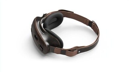 Creating a virtual reality experience vr headset design digital studio 3d render futuristic environment close-up view adjustable strap concept