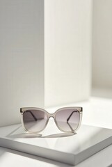 Original Unisex Eyewear with white frame Wayfarer Sunglasses