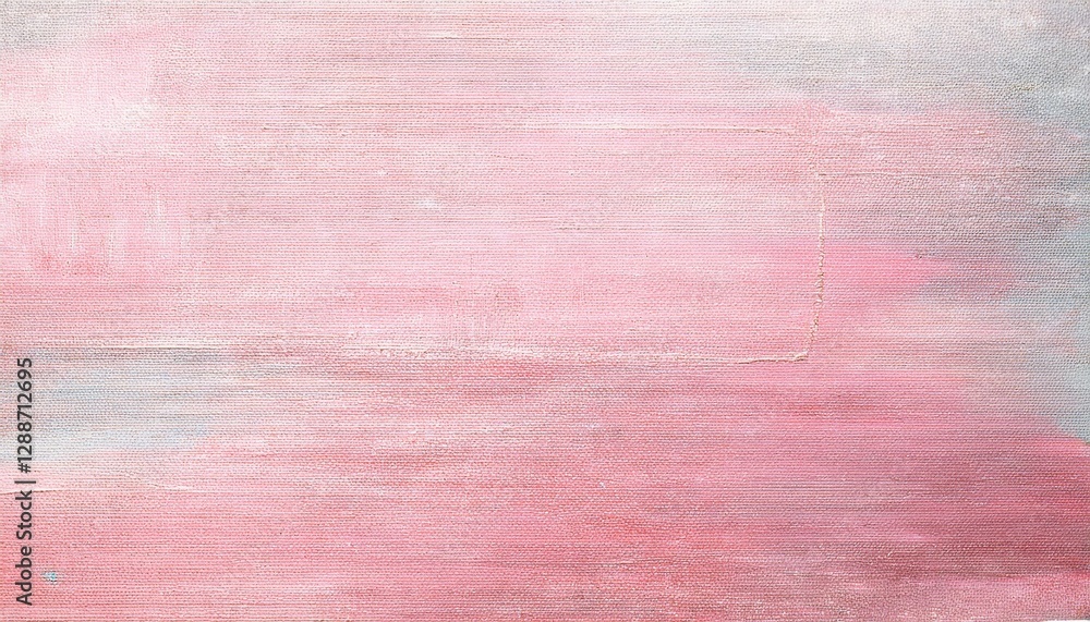 Poster soft pink abstract canvas painting with subtle texture, perfect for minimalistic decor and artistic 
