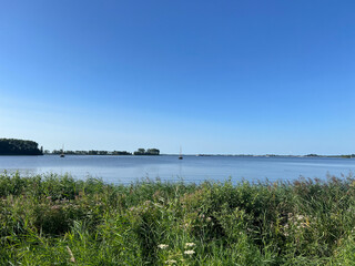 Obraz premium Sneekermeer in the summer around Sneek