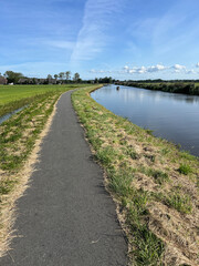 Cycling around Tjerkwerd in Friesland