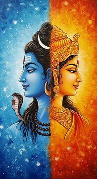 Lord Shiva and Mata Parvati 