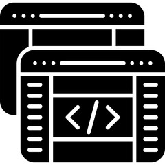 Coding Icon Vector Element