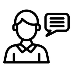 Consultant Male Vector Icon