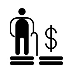 Retirement Savings icon Design