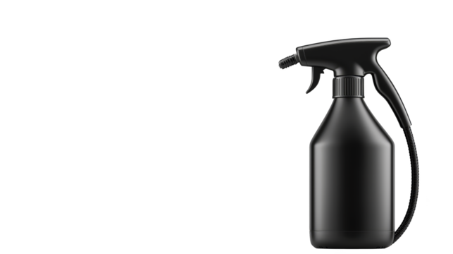 Versatile white and blue spray bottle, ideal for cleaning, misting, various applications